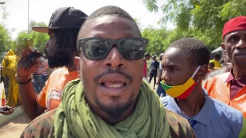 Mali security forces disperse rally against French army