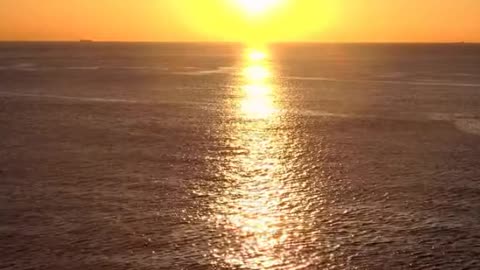 Early morning sunrise on January 1, 2022