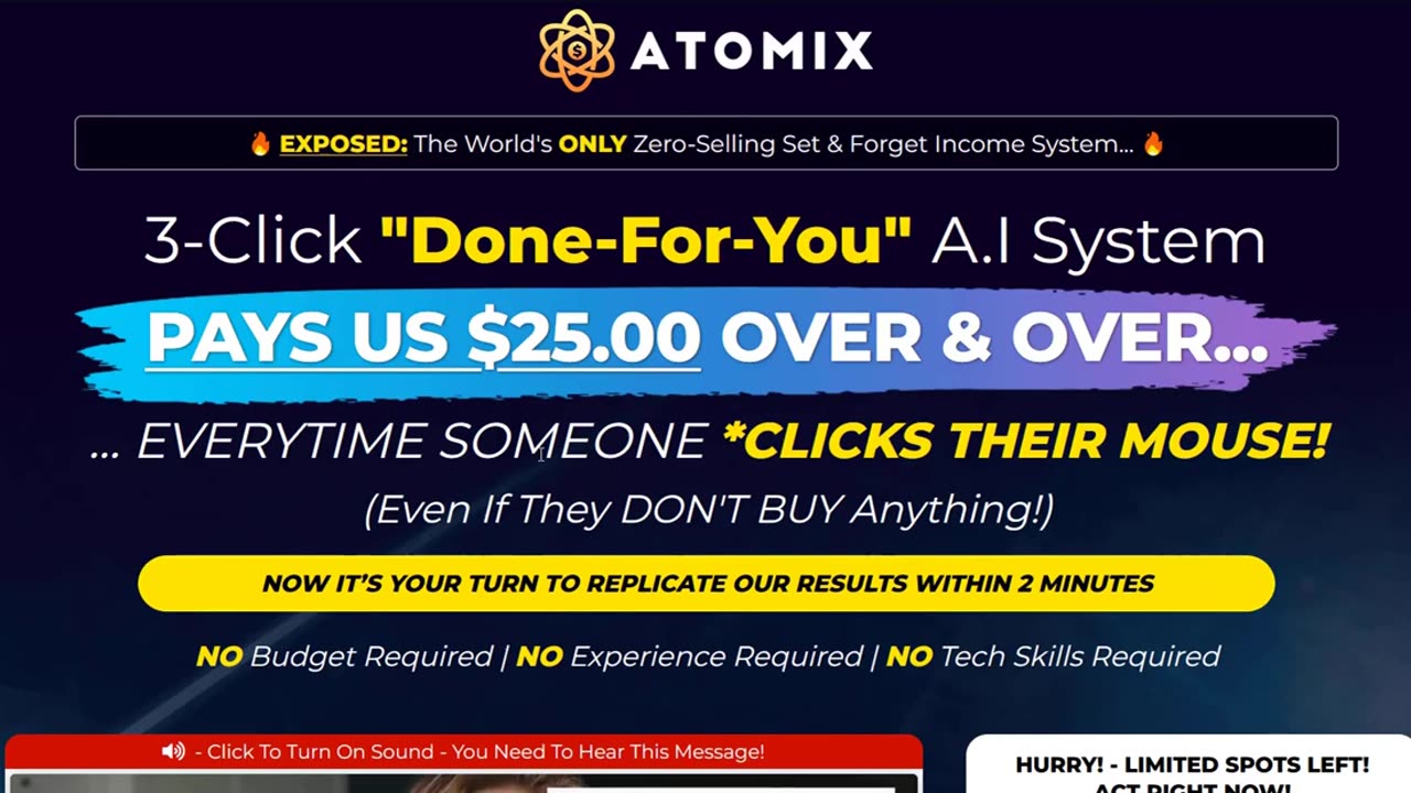 ATOMIX Review: Make Money Online Fast!