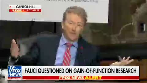 Rand Paul ripping into Fauci