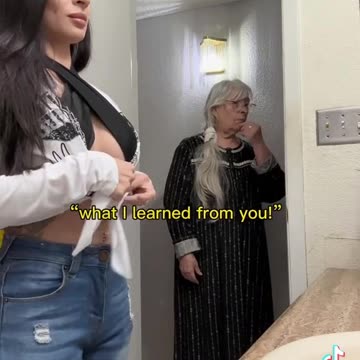 Trying to piss off grandma with my outfit