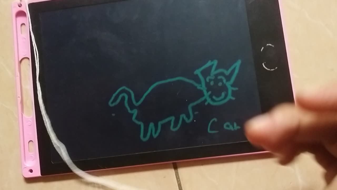 drawing a cat