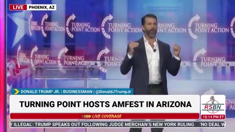 Donald Trump Jr. TPUSA Arizona 12/22/24