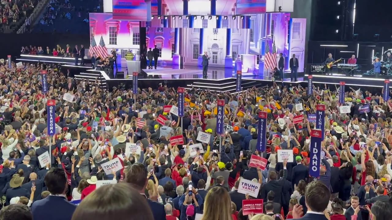 President Trump's walkout at the RNC.