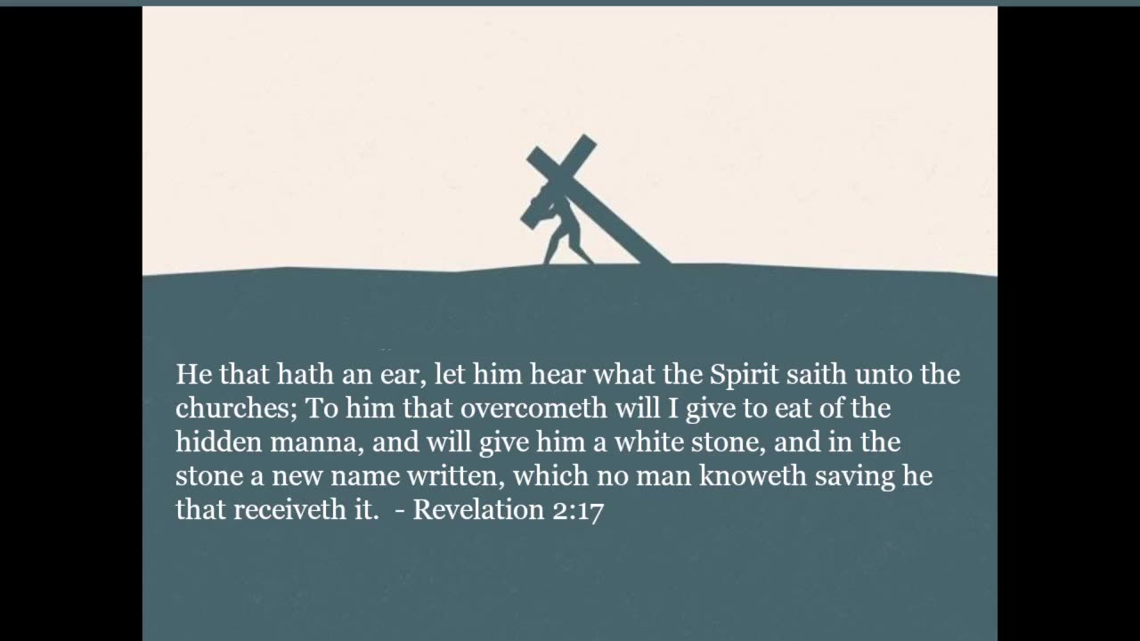Hidde Manna - Revelation 2:17 - Three Types of Manna