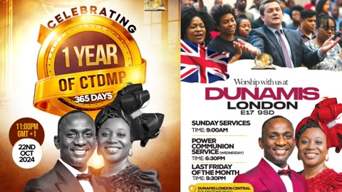 20TH OCTOBER 2024 SEED OF DESTINY WRITTEN BY THE SENIOR PASTOR OF DUNAMIS, DR PAUL ENENCHE