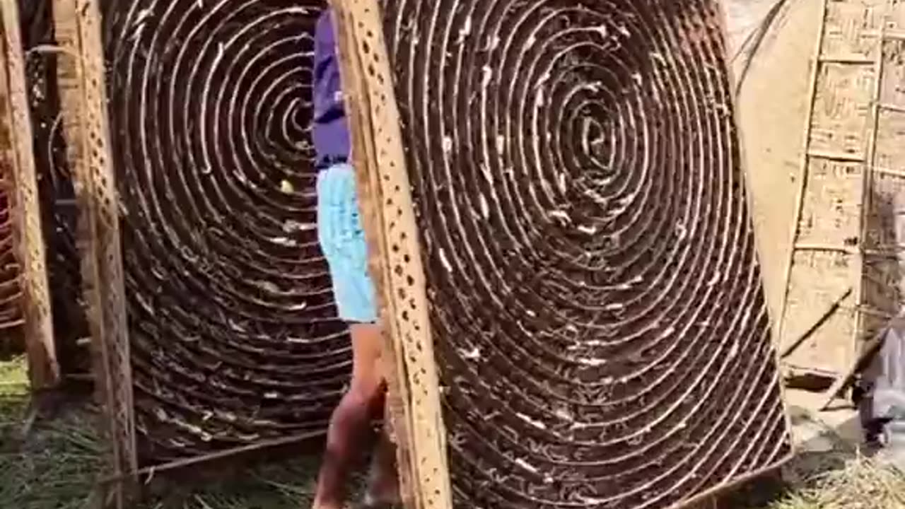 Silk manufacturing process!