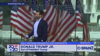 Trump Jr. SCREAMS at GOP, Brings Down the House at DC Trump Rally