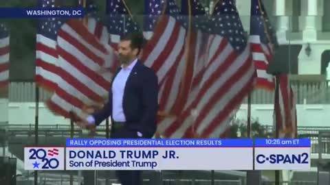 Trump Jr. SCREAMS at GOP, Brings Down the House at DC Trump Rally