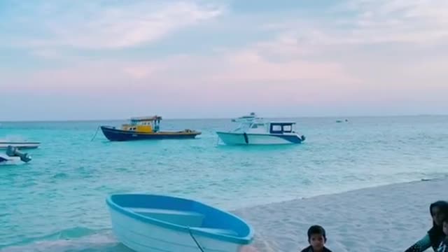 The beautiful beach is like being in a dream