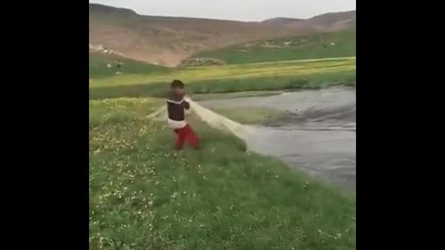 Young fisherman