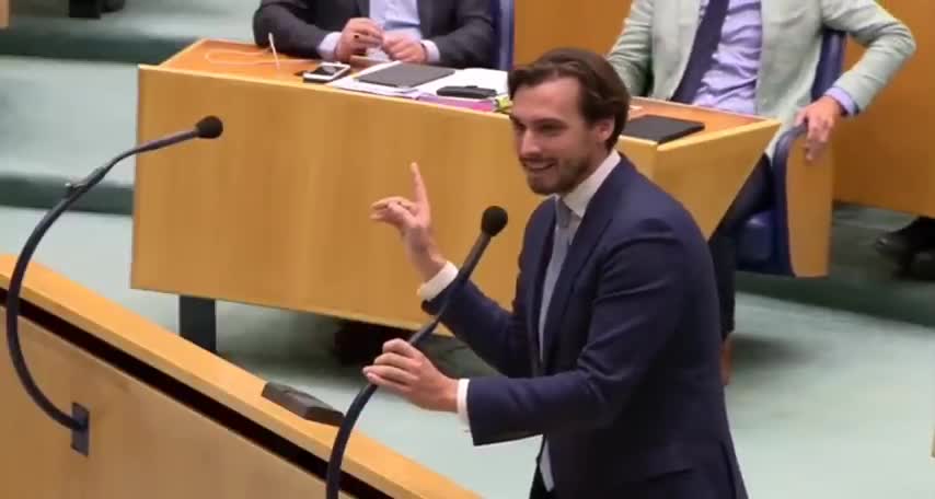 Thierry Baudet in debat over het stikstofprobleem