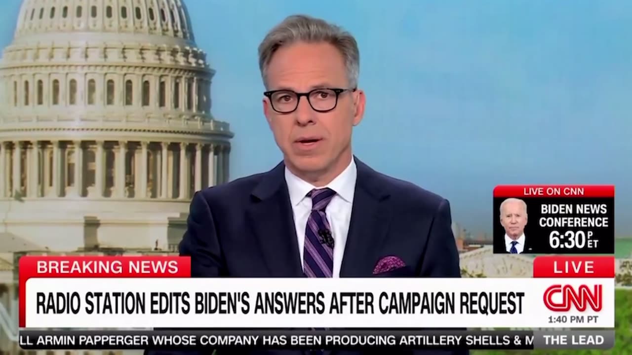 Trump hater Jake Tapper calls decision to edit Biden interview a “big journalism no no”