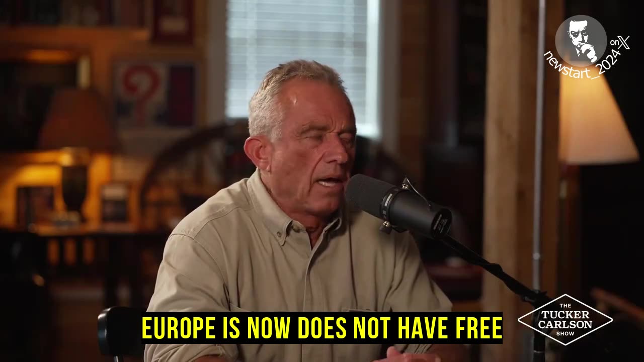 RFK Jr. Europe does not have free speech