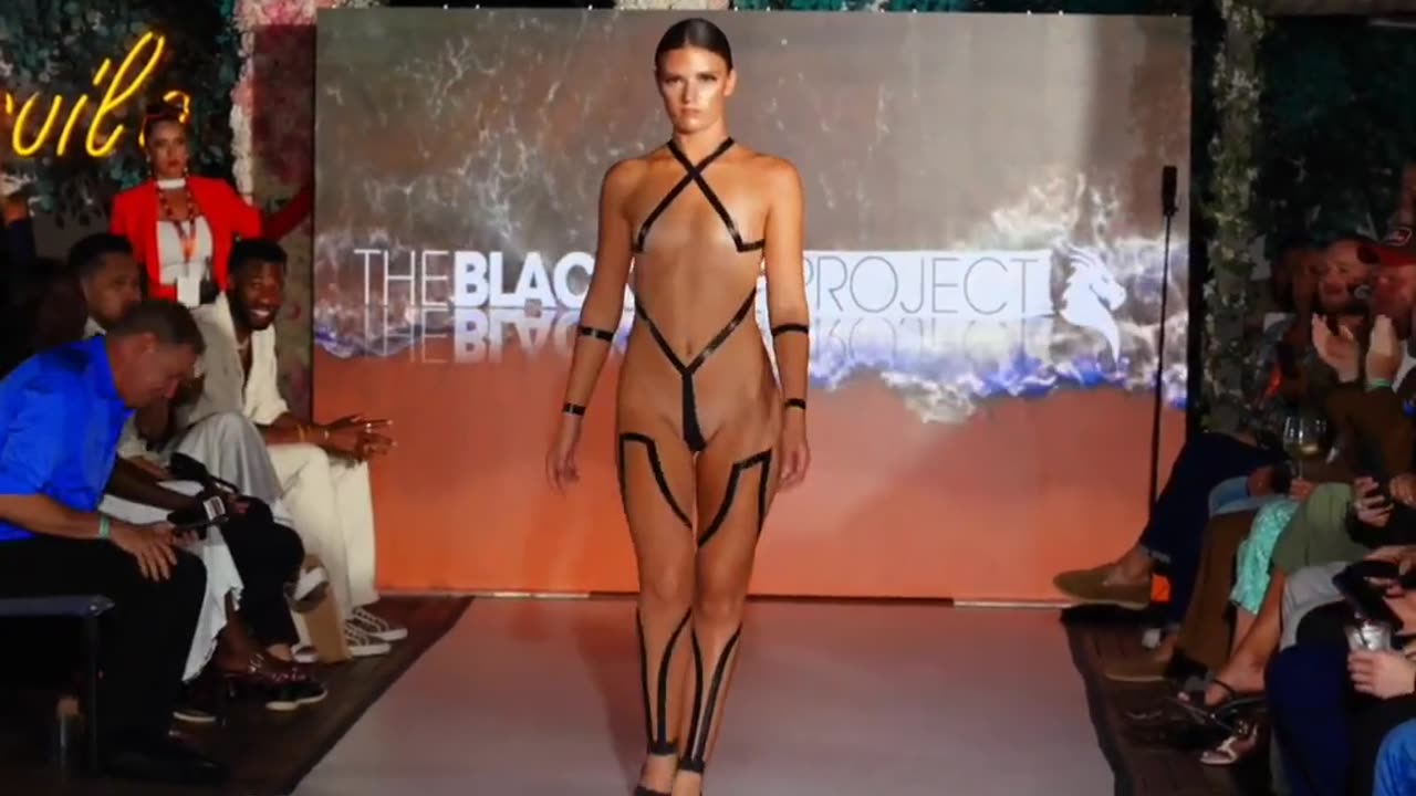 miami black tape project & bikini swimwear week fashion & model #miami #bikini #live