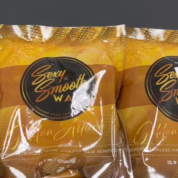 Unboxing & Melting Sexy Smooth Golden Allure Hard Wax | @blackbeautyesthetics
