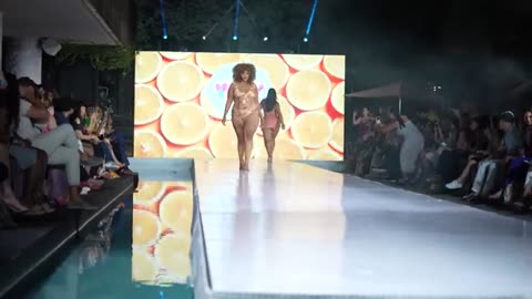 YAMI Swimwear Curvy Plus Size Bikini Fashion Show at Miami Swim Week #fashion #bikini #usa