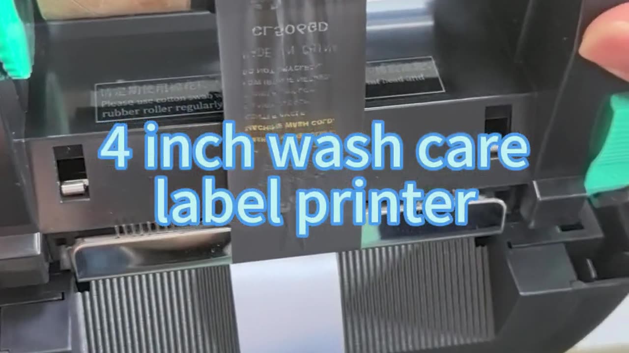 Print & Protect with Our 4 Label Printer: Effortlessly Manage Wash Care Instructions!