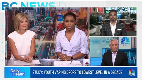 Youth vaping drops to lowest level in a decade