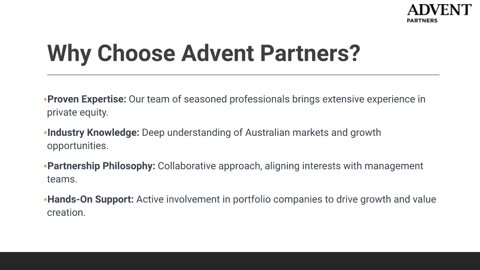Private Equity Firms Australia