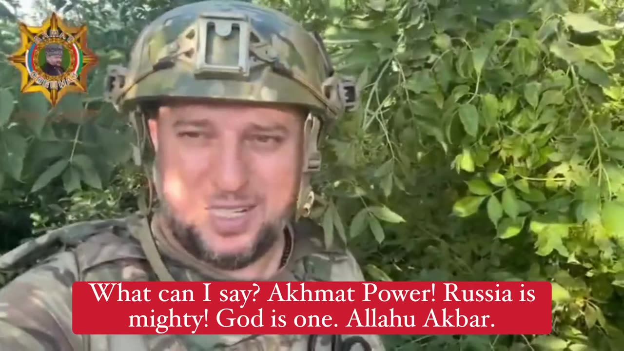 Brigade Commander Ahmat - Today is a little less successful than yesterday.