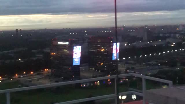 Beautiful sunrise in the roof 2