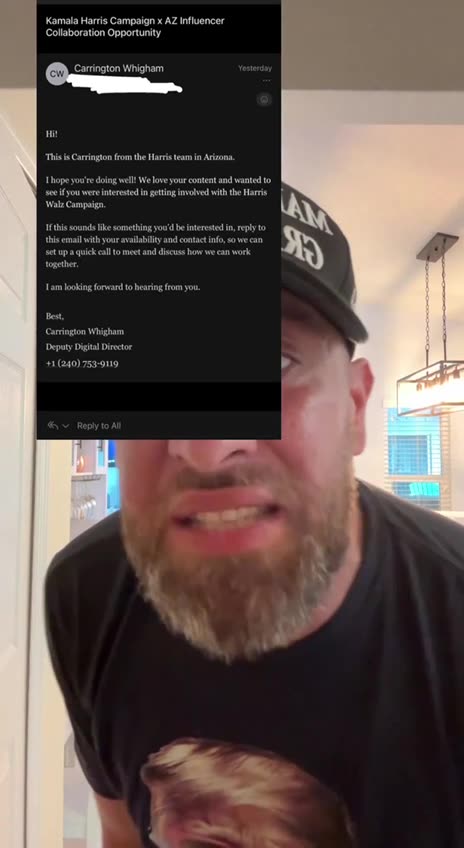 Kamala is paying content creators