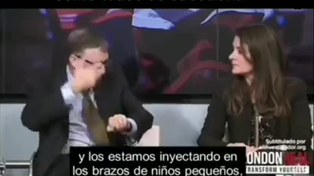 Bill Gates vacuna niños con organimos biologicamente modificados