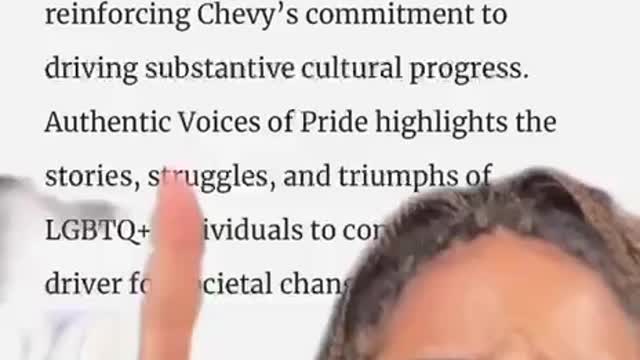 Chevrolet partners with the LGBTQ to indoctrinate our children in schools