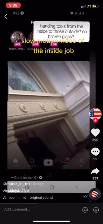 Antifa handing out weapons to their comrades during the storming of the US Capitol