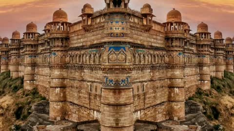 Indian Gwalior fort_The Indian history