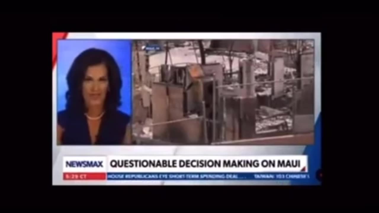 NewsMax dropping truth bombs about Maui