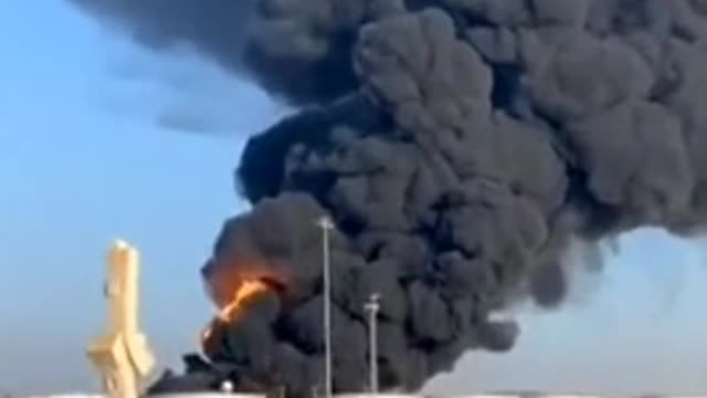 fire in armaco saudi