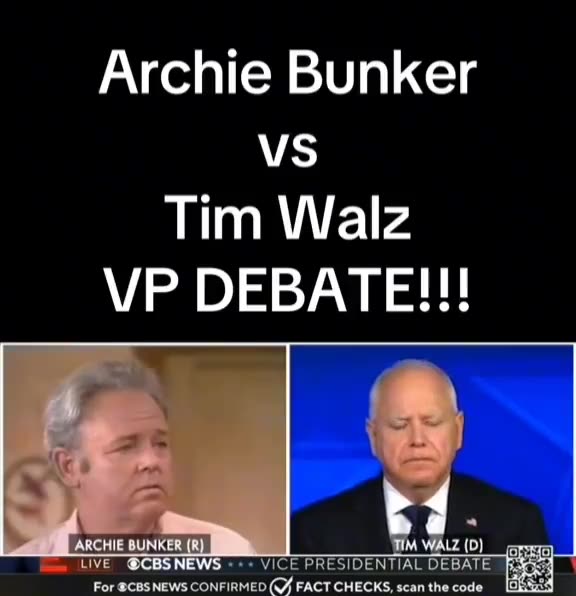 Tim Walz vs Archie Bunker Debate