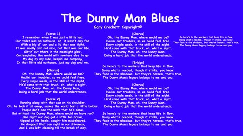 The Dunny Man Blues