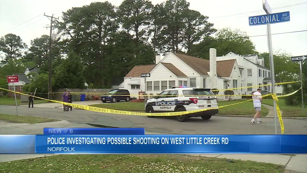 WAVY TV 10 NORFOLK | Police respond to shooting on W Little Creek Rd in Norfolk