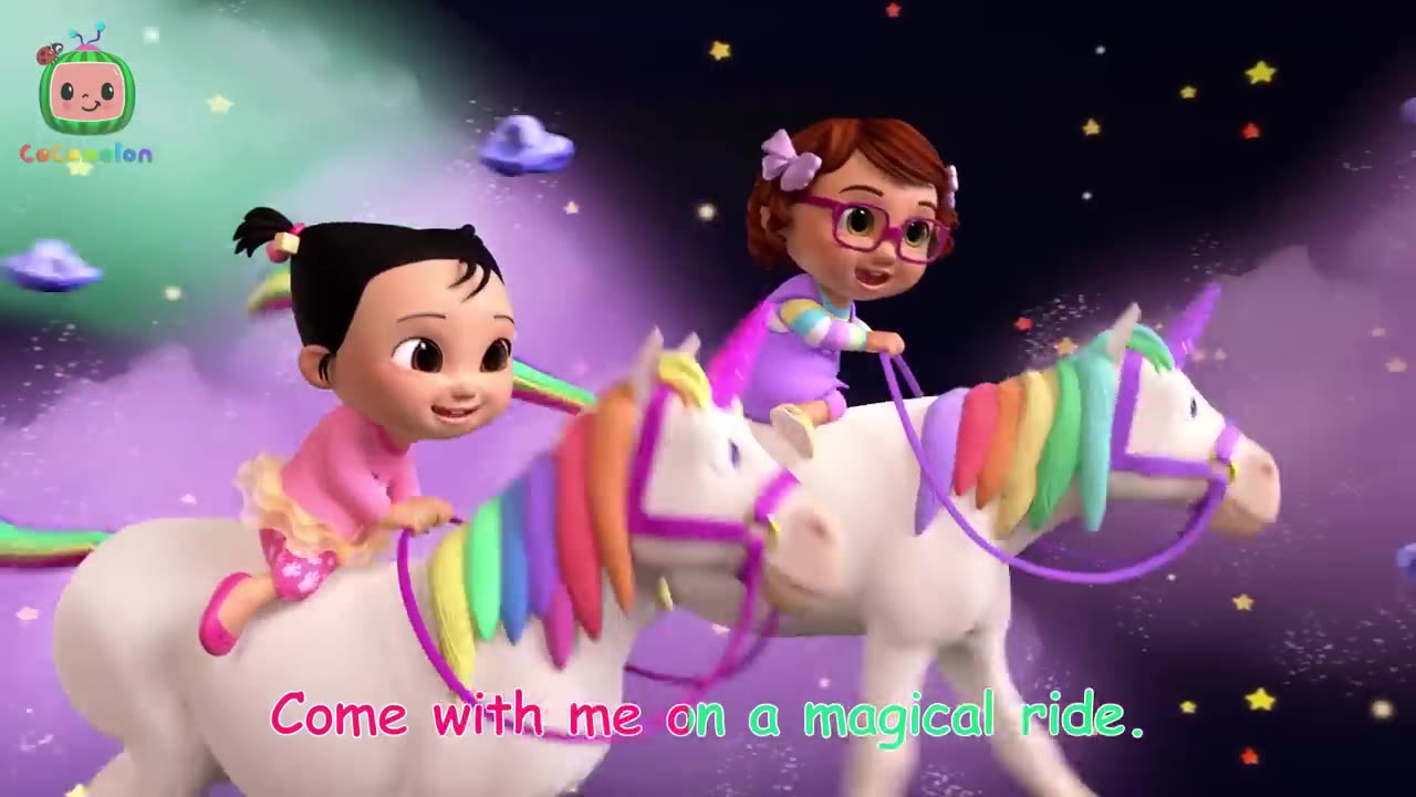 Rainbow Unicorn Song | CoComelon Nursery Rhymes & Kids Songs