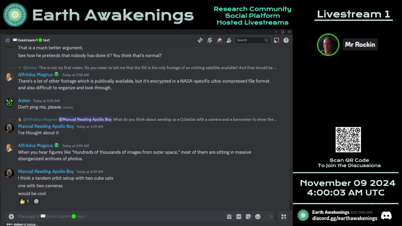 Earth Awakenings - Livestream 1 - #1978