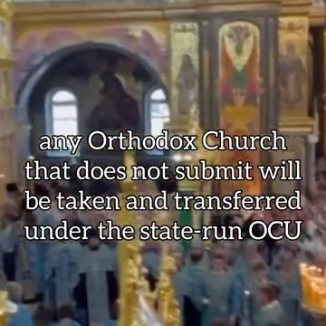 Ukraine has officially banned the Christian Orthodox Church.