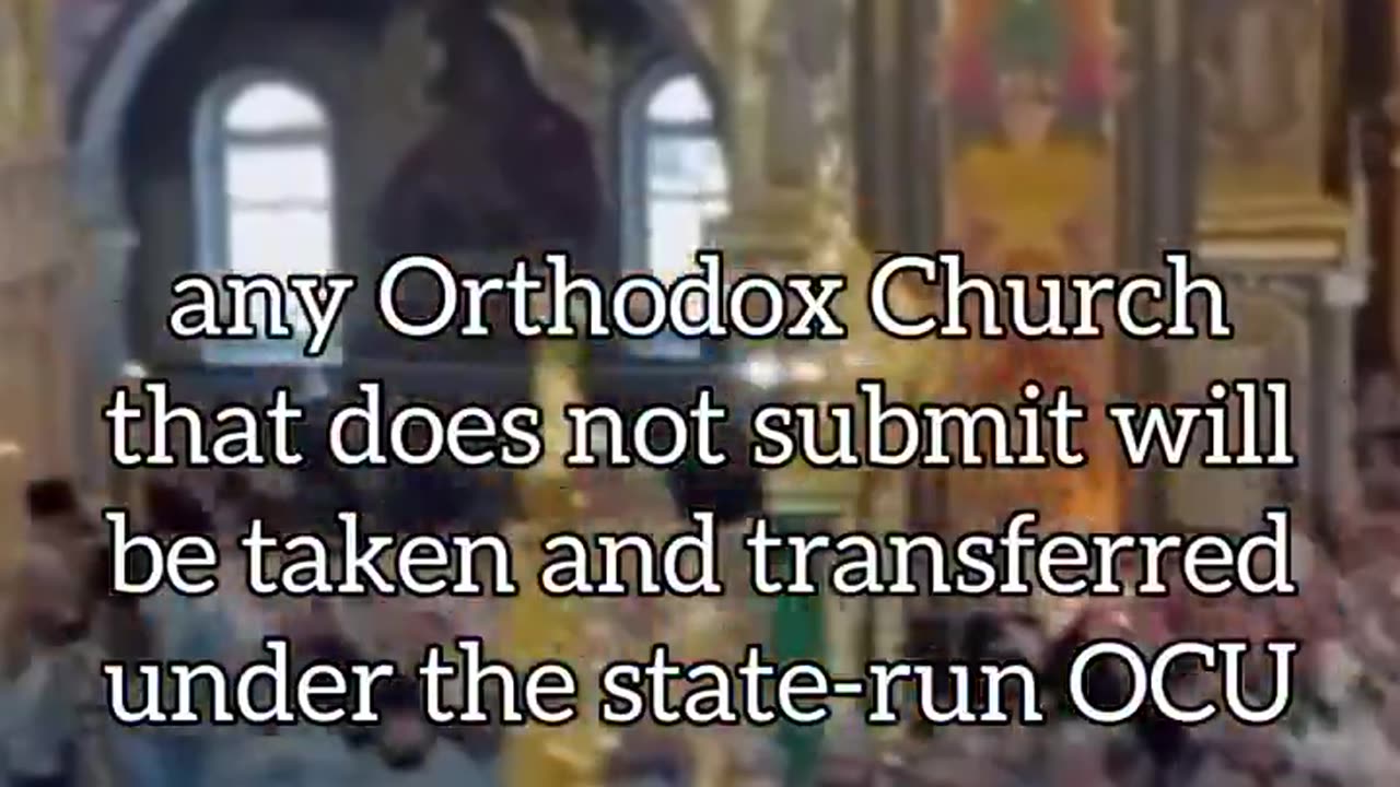 Ukraine has officially banned the Christian Orthodox Church.