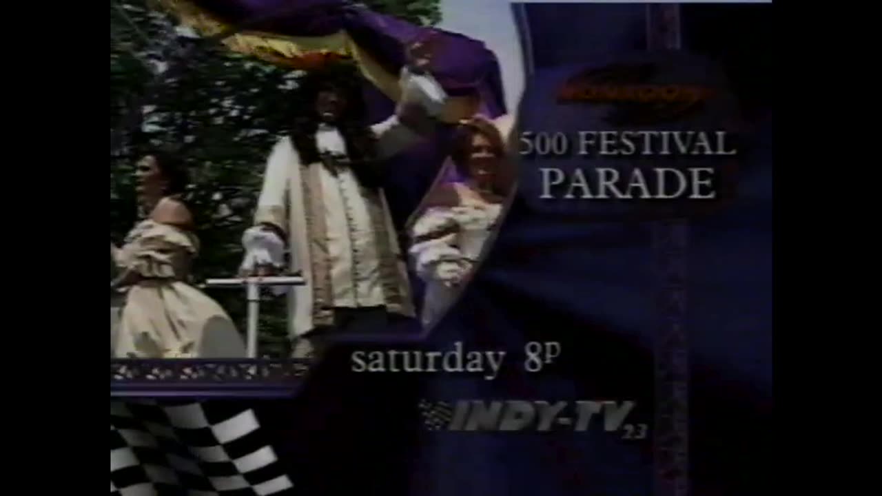 May 22, 1997 - WNDY Promo for 500 Festival Parade Coverage