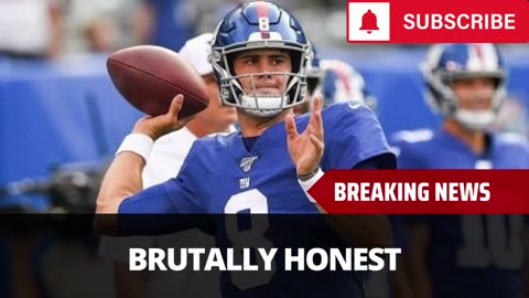 Daniel Jones Gets Brutally Honest About Hard Knocks