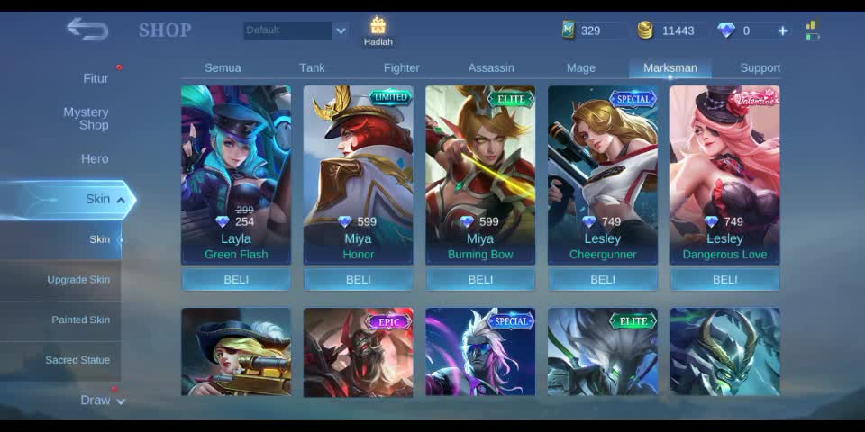 layla mobile legends bang bang