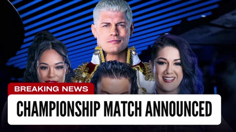 Major Championship Match Revealed For Next Week