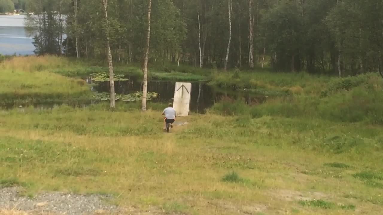 Biker’s Attempt To Jump Off A Ramp Goes Hilariously Wrong