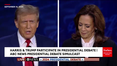 Trump Fires Back At Harris Over Her Remarks On His Economic Proposals | Presidential Debate