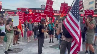 Climate protestors attempt to interrupt Congressional baseball game in DC