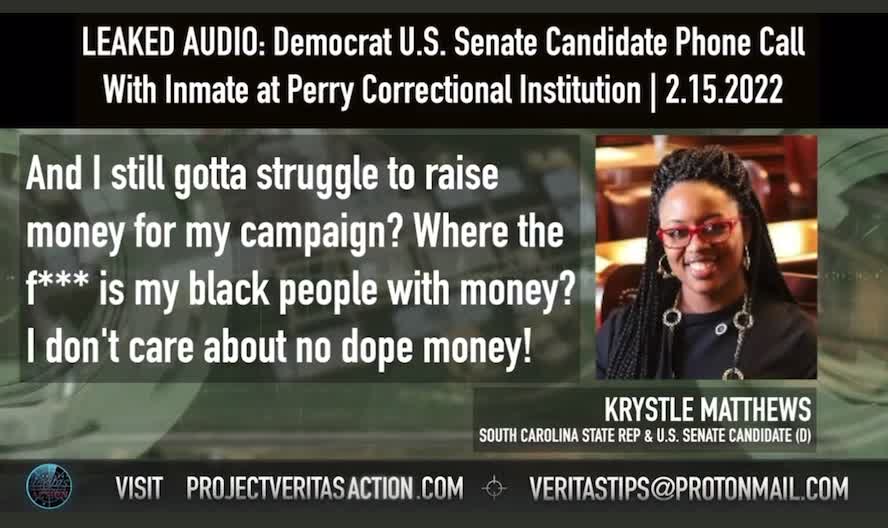 SC House Representative and US Senate Candidate Krystle Matthews Asking For "Dope Money"