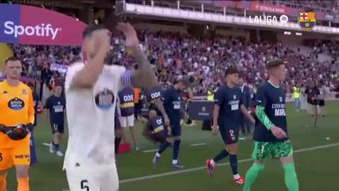 La liga cf Barcelone vs Valladolid