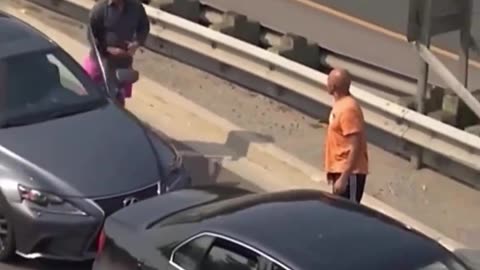 Thinking about this Canadian cop who broke up a road rage incident